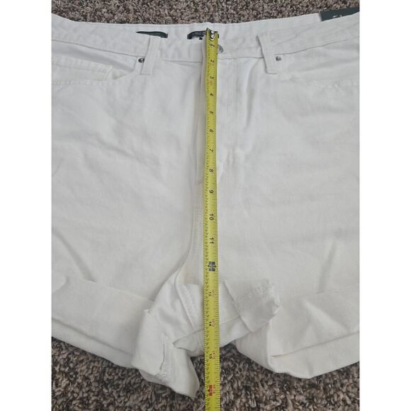 Wild Fable White Mom Shorts Size 18 – NWT High Rise 3” Inseam Plus Size Denim - Picture 6 of 10